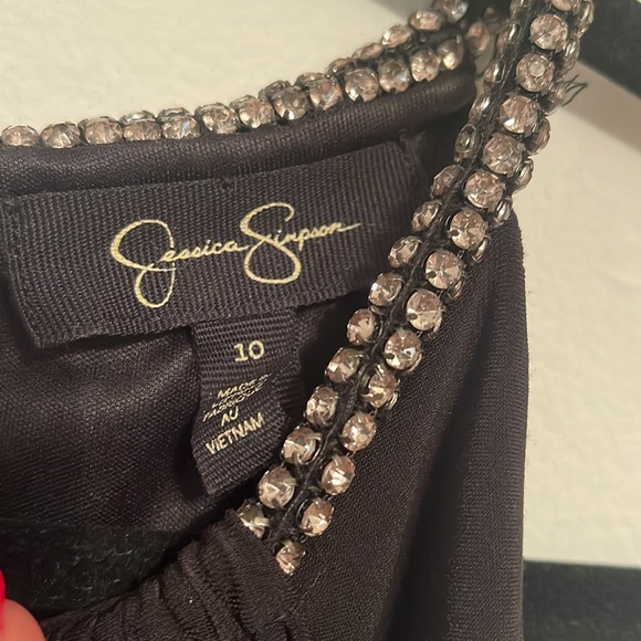 Black Jessica Simpson Dress. Size 10 - Picture 3 of 7
